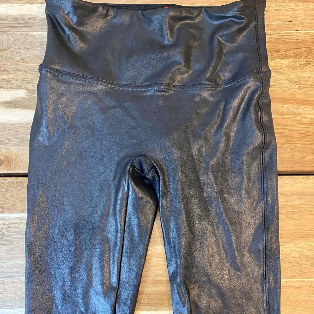 SPANX Faux Leather Leggings